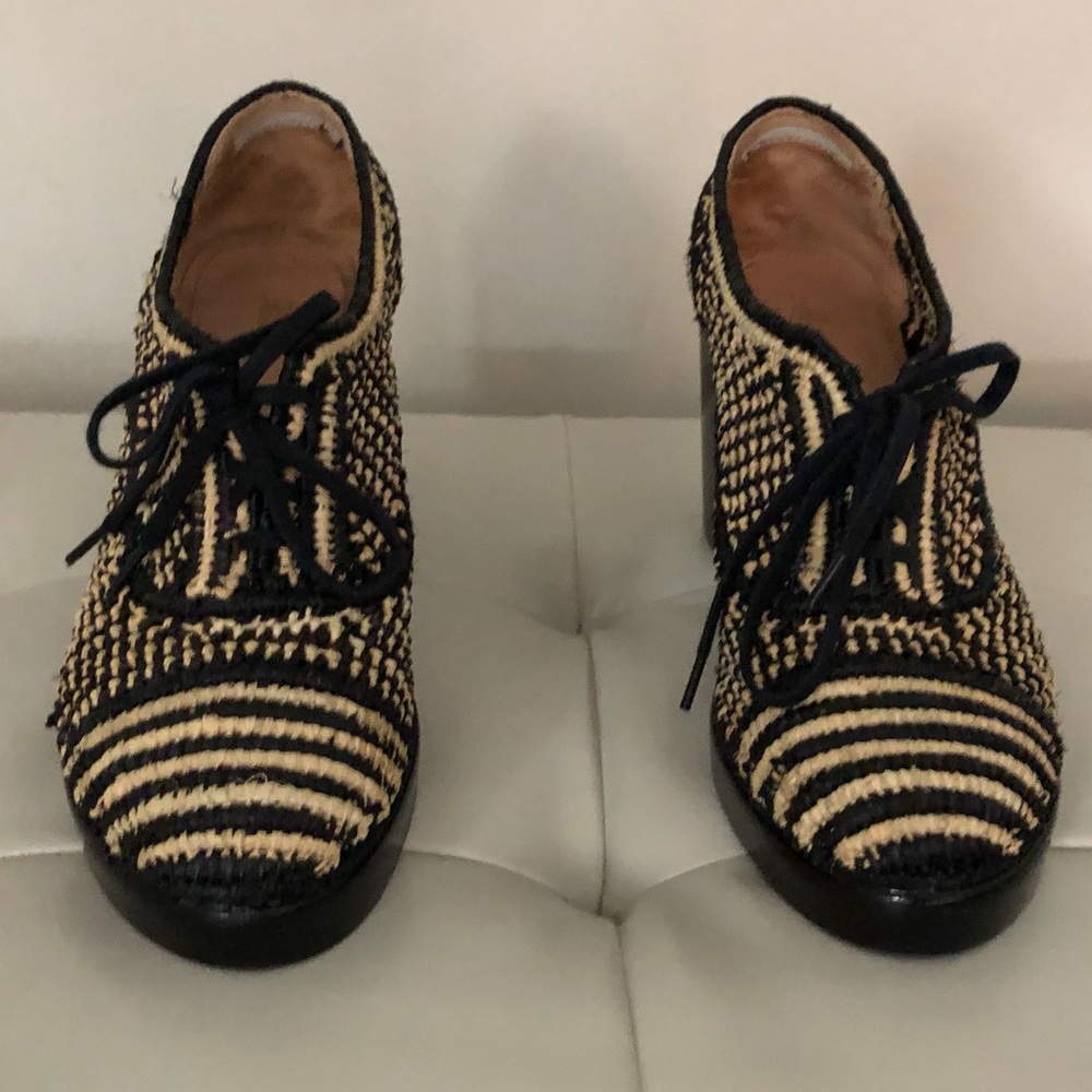 Robert Clergerie Raffia/Straw Platforms
